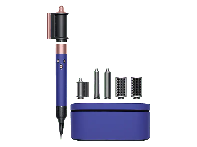Dyson 505441-01 HS05 Airwrap™ Haarstyler inkl. Airwrap Kit Violettblau / Rosé, 1300 Watt, 6 Aufsätze