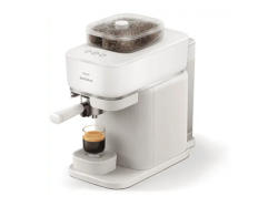 Philips bar320/00 Baristina mit Bean swap Espressomaschine Siebträger (integriertes Mahlwerk dualem Bohnenbehälter, 16 bar, Naturweiß); Espressomaschine mit Siebträger