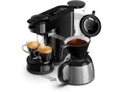 Philips HD6592/64 senseO® Switch Kaffeepadmaschine, Schwarz