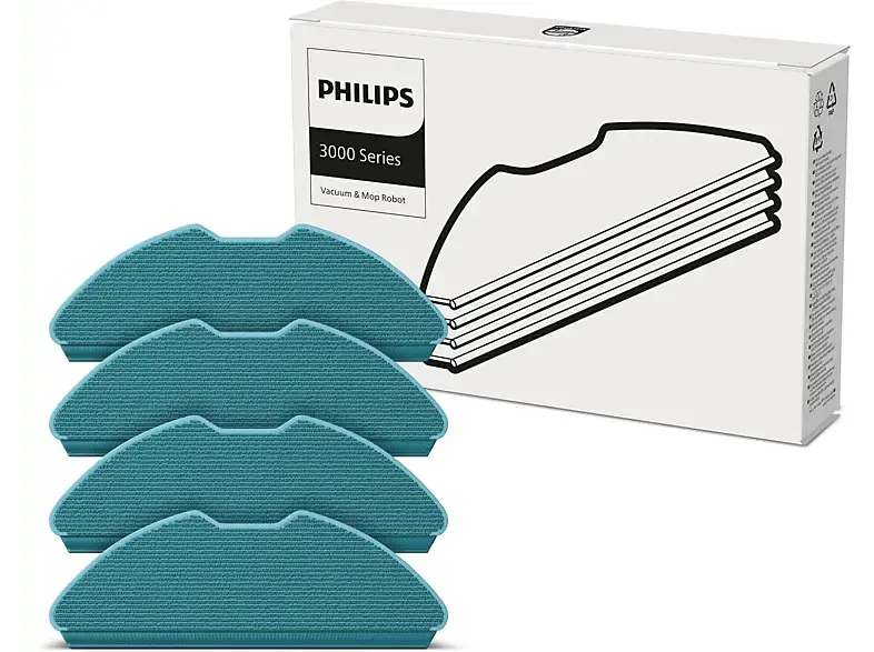 Philips XV 14300 Ersatzbezug 4 Stück; Wischbezug