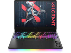 HP Omen max 16-ak0900ng Gaming Notebook 16 Zoll, WQXGA, AMD Ryzen™ AI 9 HX 375 (max. Boost-Taktung bis zu 5,1 GHz, 24 MB L3 Cache,12 Kerne, Threads) , 32 GB RAM, Windows 11 Home, GeForce RTX™ 5080, Shadow Black, Sandgestrahlt und lackiert