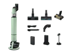 Samsung VS90F40dem/GE bespoke Jet™ A.I. Staubsauger (0,5 l, Akkulaufzeit: bis zu 100 min (großer Akku) / 60 (kleinerer Akku), Satin Mint)