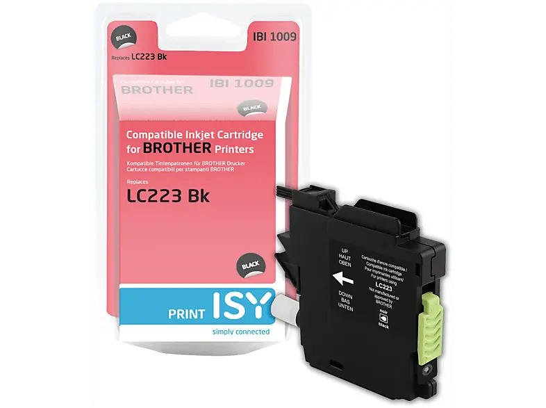 ISY Tintenpatrone IBI-1009 Brother LC-223, schwarz