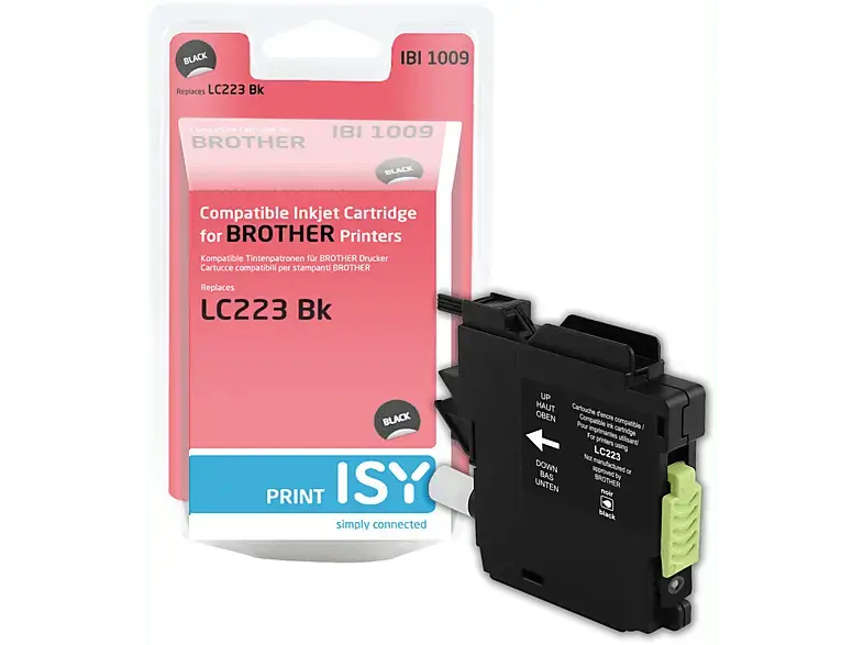 ISY Tintenpatrone IBI-1009 Brother LC-223, schwarz