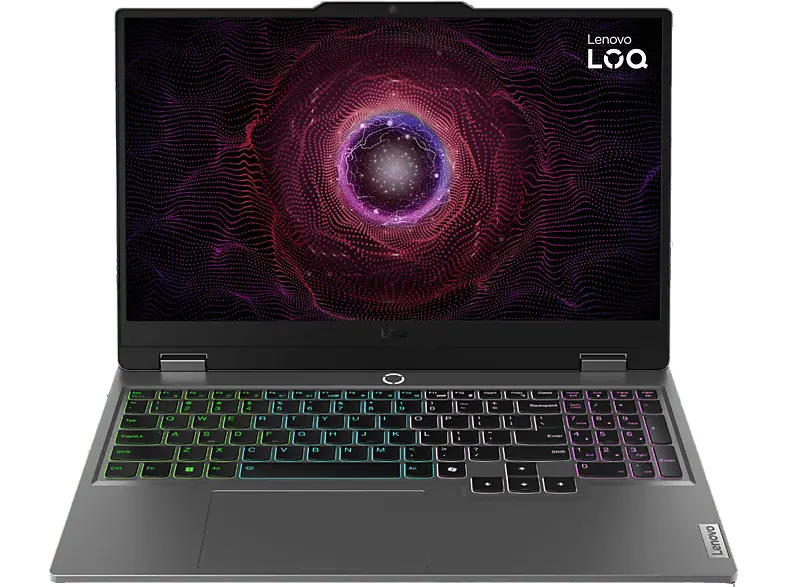 LENOVO LOQ 15ARP9 Gaming Notebook 15,6 Zoll, Full-HD, AMD Ryzen™ 7 7435HS Prozessor, 16 GB RAM, 512 GB, Windows 11 Home, GeForce RTX™ 4050, Luna Grey