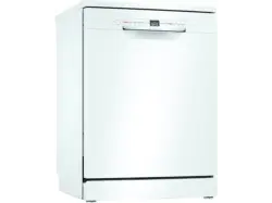 Bosch Freistehender Geschirrspüler, 60 cm, Weiß SMS2ITW33E Geschirrspüler (unterbaufähig, Besteckkorb, 600 mm breit, 48 dB(A), E, Weiß)