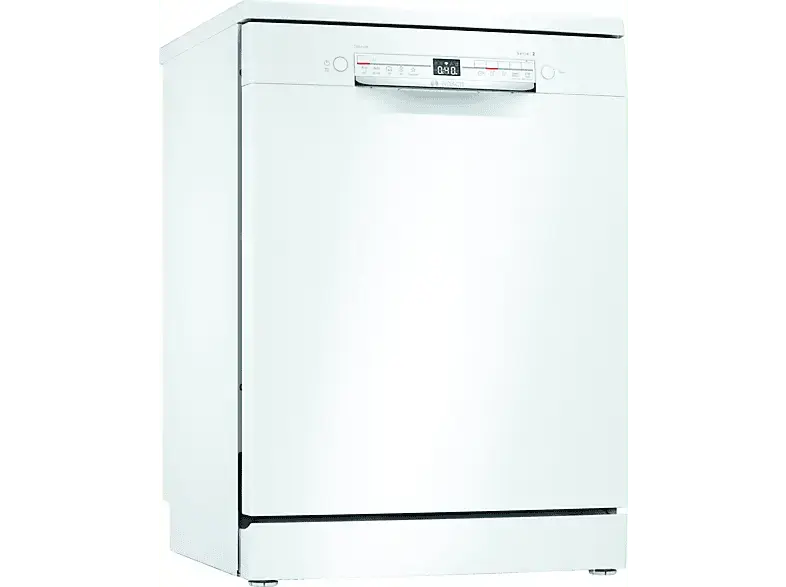 Bosch Freistehender Geschirrspüler, 60 cm, Weiß SMS2ITW33E Geschirrspüler (unterbaufähig, Besteckkorb, 600 mm breit, 48 dB(A), E, Weiß)