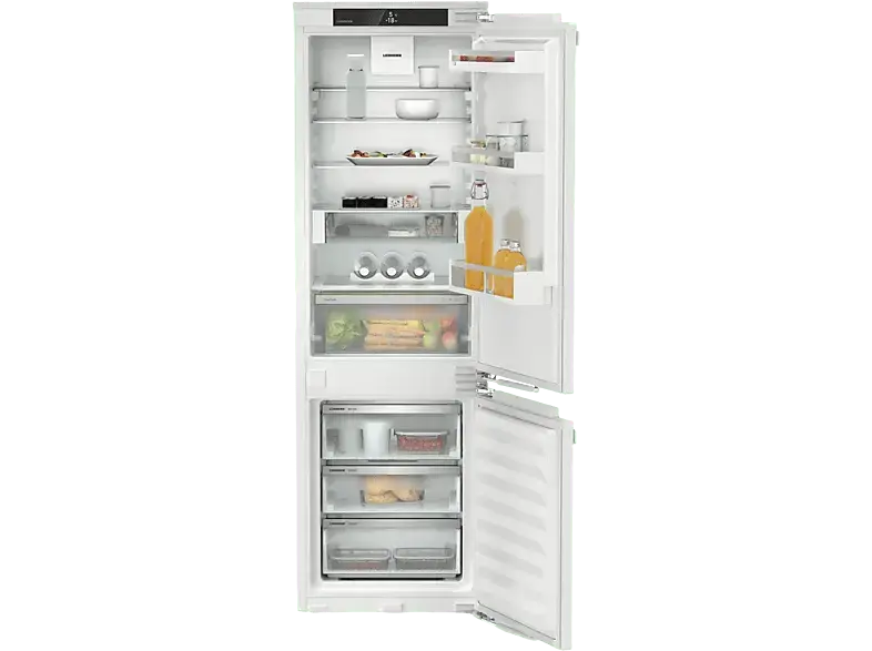 Liebherr ICNb 5123 Plus Kühl-Gefrierkombination mit EasyFresh (B, 253 l, 1770 mm hoch, Einbaugerät, No Frost (verminderte Eisbildung), Weiß)