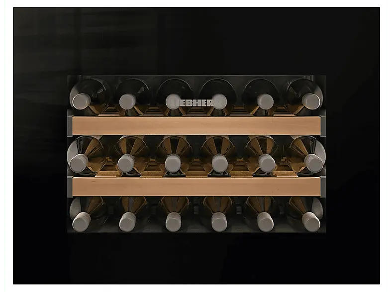 Liebherr WKEgb 582 GrandCru Weinklimaschrank (47 l, 116 kWh, EEK: G, Schwarz, Anzahl Flaschen: 18)