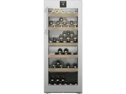Liebherr WPSD 4652-20 Weintemperierschrank (272 l, 118 kWh, EEK: F, Silber, Anzahl Flaschen: 107)