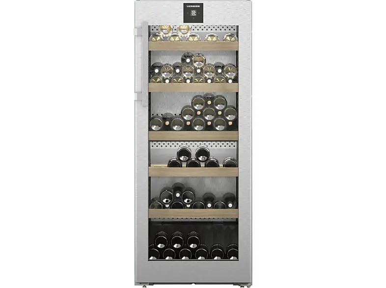 Liebherr WPSD 4652-20 Weintemperierschrank (272 l, 118 kWh, EEK: F, Silber, Anzahl Flaschen: 107)