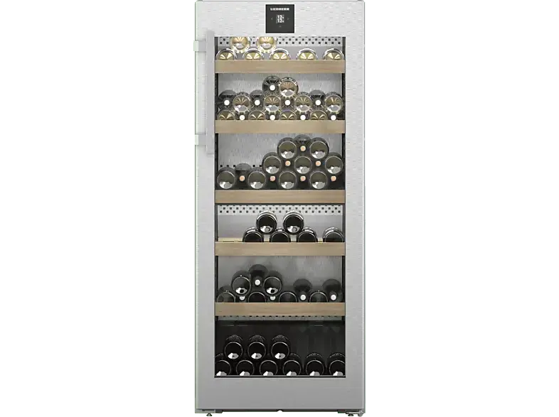 Liebherr WPSD 4652-20 Weintemperierschrank (272 l, 118 kWh, EEK: F, Silber, Anzahl Flaschen: 107)