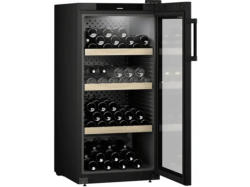 Liebherr WPbl 4201 GrandCru Weinlagerschrank (272 l, 95 kWh, EEK: E, Schwarz, Anzahl Flaschen: 141)