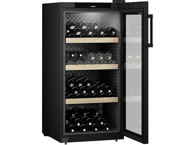 Liebherr WPbl 4201 GrandCru Weinlagerschrank (272 l, 95 kWh, EEK: E, Schwarz, Anzahl Flaschen: 141)