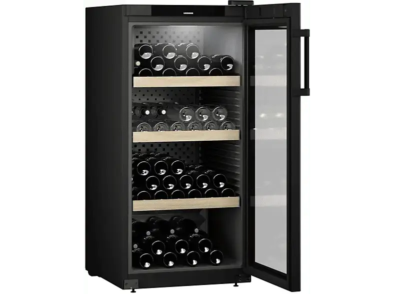 Liebherr WPbl 4201 GrandCru Weinlagerschrank (272 l, 95 kWh, EEK: E, Schwarz, Anzahl Flaschen: 141)