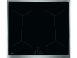 AEG OIX64A00XB 5000 Herdgebundenes Induktionskochfeld (576 mm breit, 4 Kochfelder, Glaskeramik)