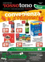 Supermercati Rossotono Local Convenienza d'autunno - al 04.10.2025