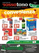 Supermercati Rossotono Local Convenienza d'autunno - al 04.10.2025