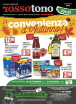 Supermercati Rossotono Local Convenienza d'autunno - al 04.10.2025