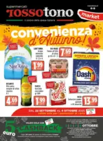 Supermercati Rossotono Market Convenienza d'autunno - al 04.10.2025