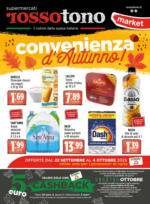 Supermercati Rossotono Market Convenienza d'autunno - al 04.10.2025