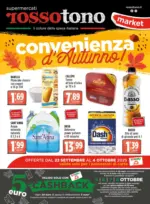 Supermercati Rossotono Market Convenienza d'autunno - al 04.10.2025