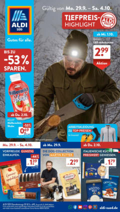 Aldi Süd - Aldi Süd: Wochenangebote ab 28.09.2025 gültig