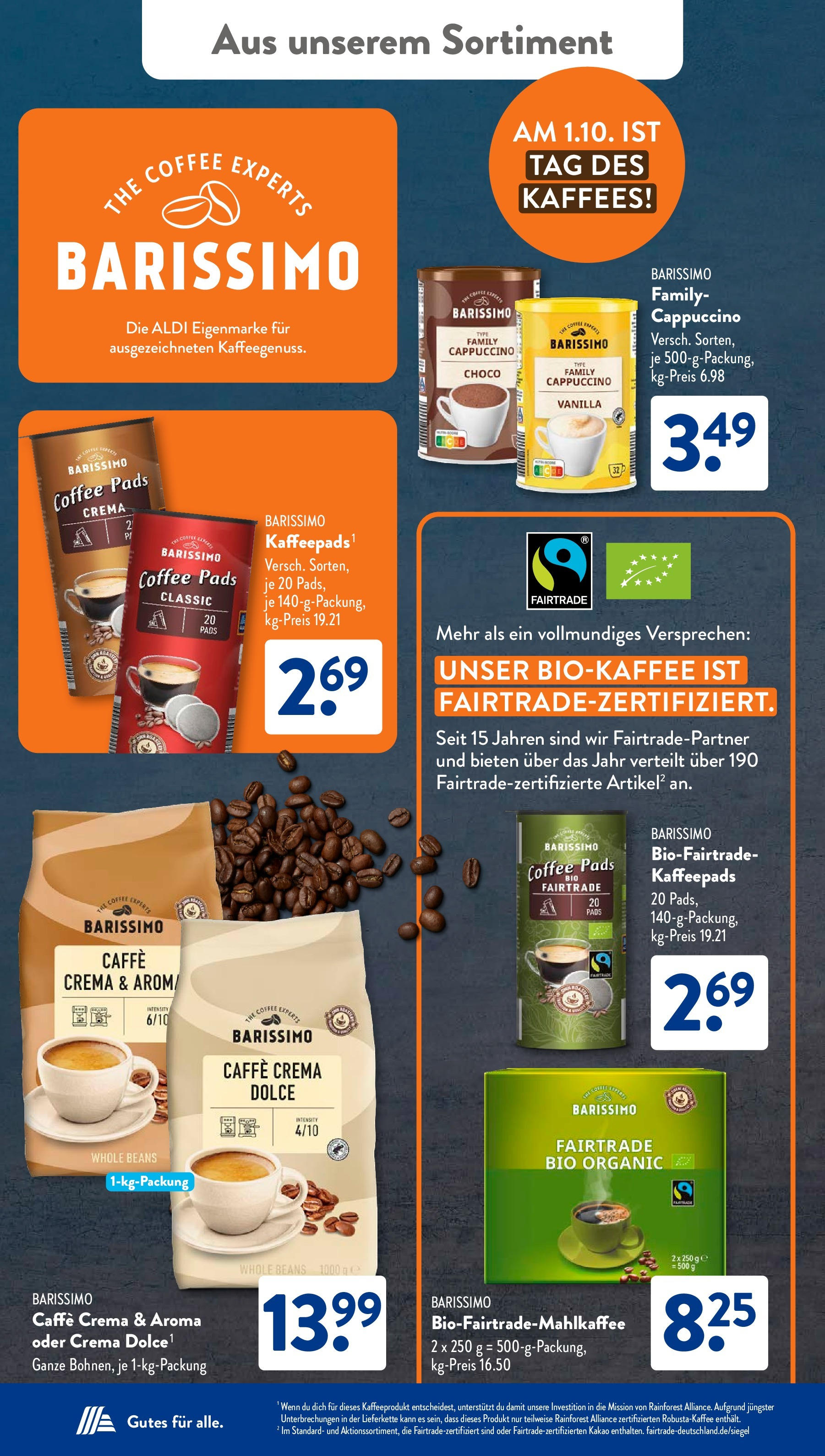 Aldi Süd - Aldi Süd: Wochenangebote (ab 28.09.2025) zum Blättern | Seite: 31 | Produkte: Kaffeepads