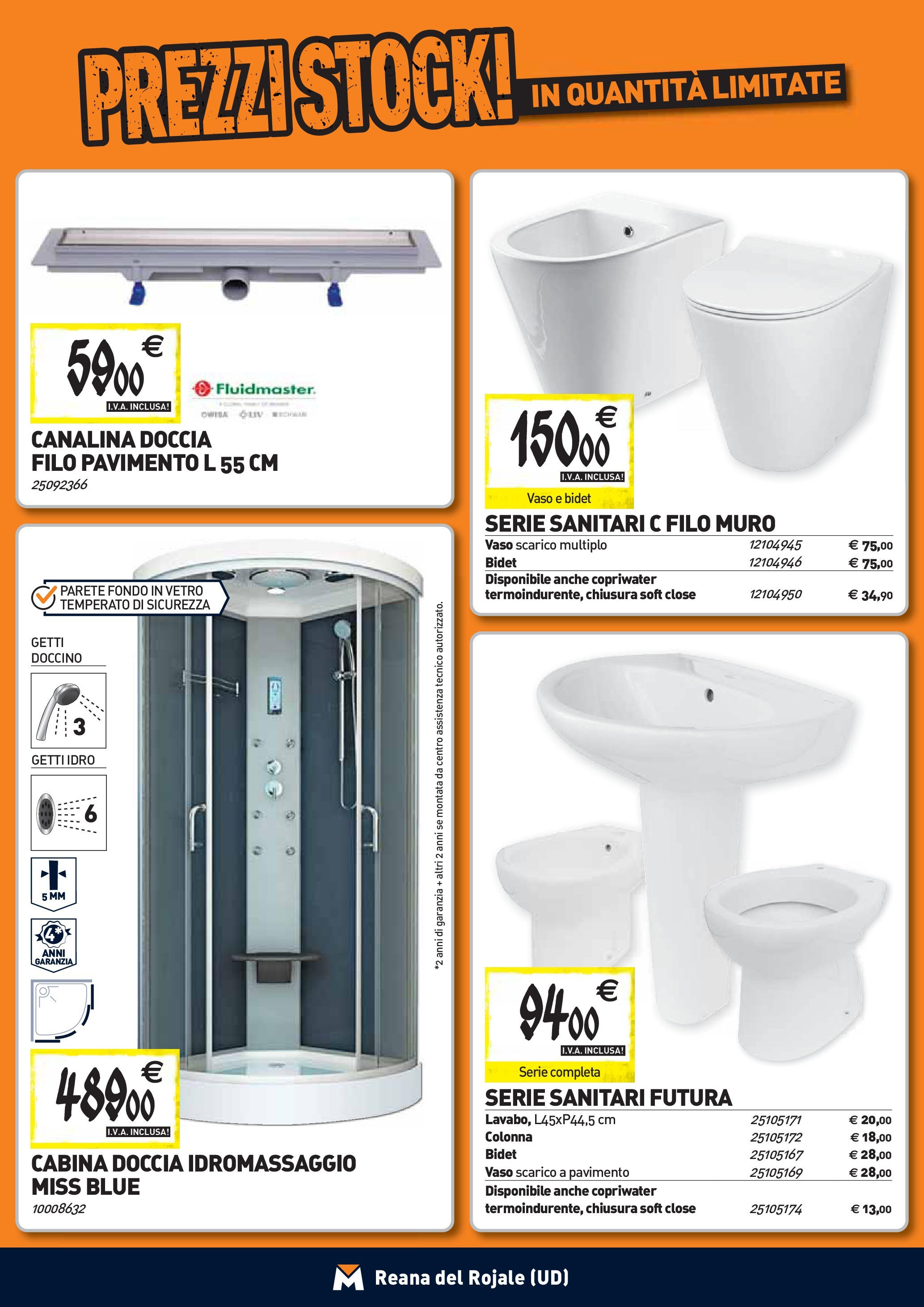 Nuovo TECNOMAT - Straordinari prezzi stock! dal 24/09/2025 > offerte anteprima 🛍️ | Pagina: 3 | Prodotti: Pavimento, Doccia, Vaso