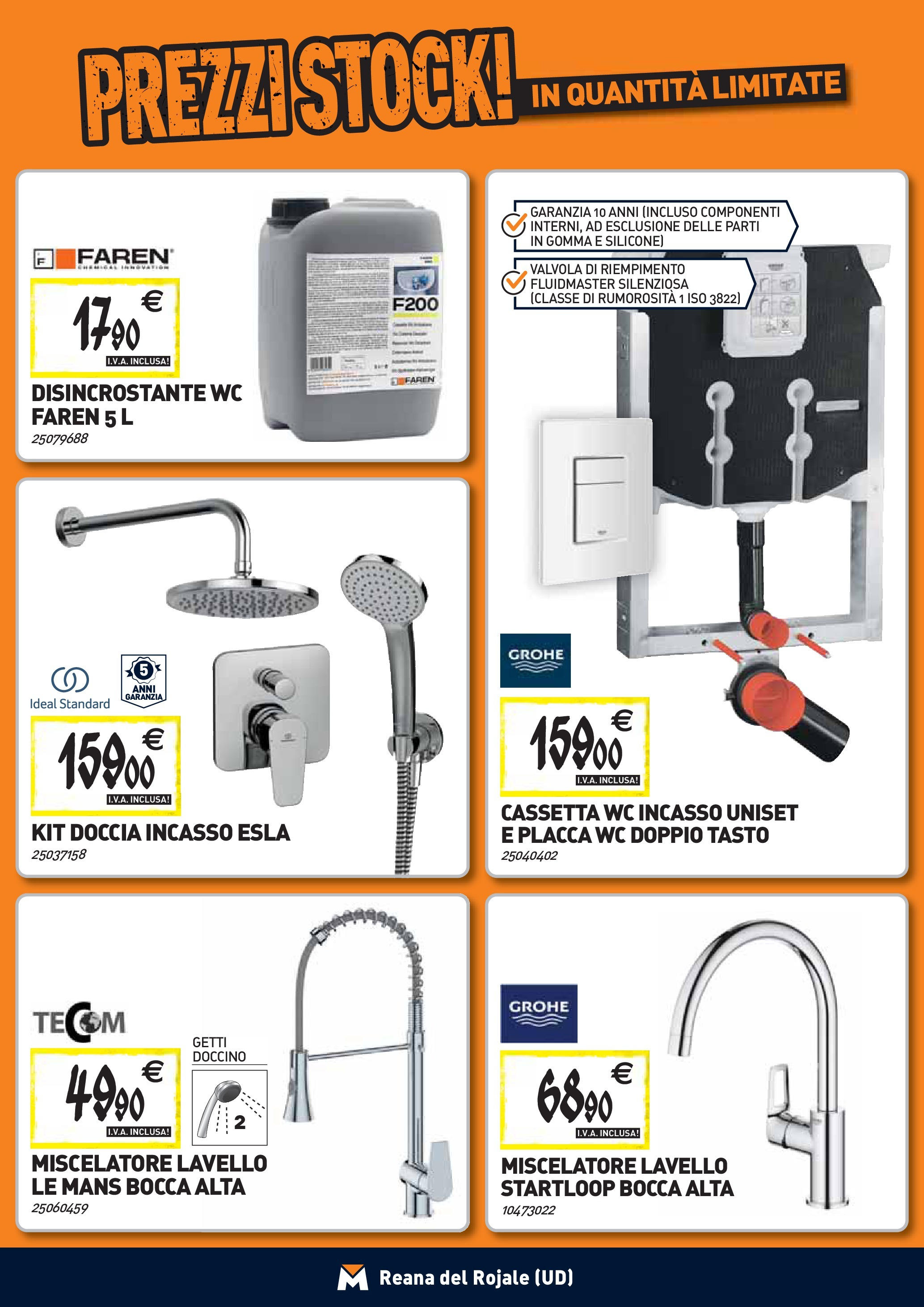 Nuovo TECNOMAT - Straordinari prezzi stock! dal 24/09/2025 > offerte anteprima 🛍️ | Pagina: 4 | Prodotti: Lavello, Miscelatore, Silicone, Doccia