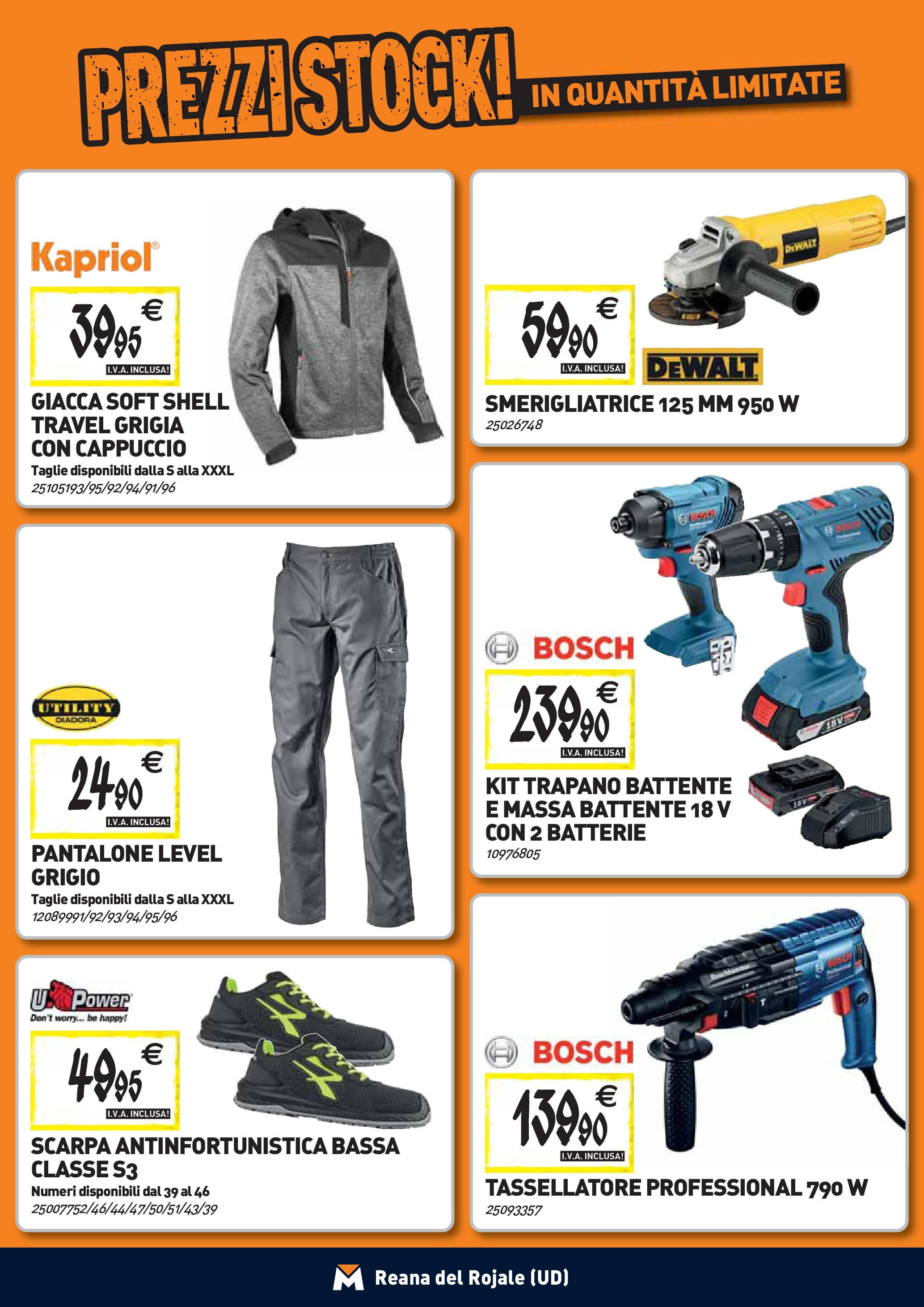Nuovo TECNOMAT - Straordinari prezzi stock! dal 24/09/2025 > offerte anteprima 🛍️ | Pagina: 21 | Prodotti: Giacca, Cappuccio, Smerigliatrice, Batterie