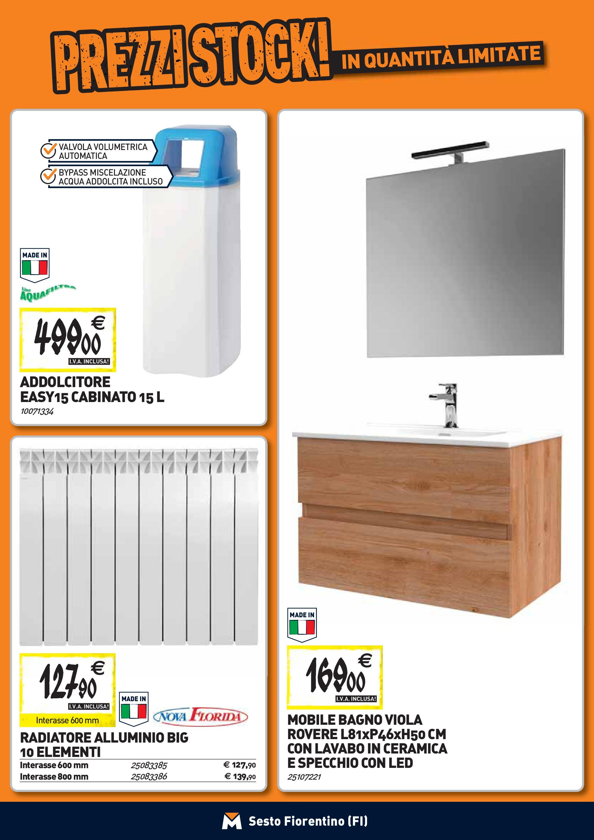Nuovo TECNOMAT - Straordinari prezzi stock! dal 24/09/2025 > offerte anteprima 🛍️ | Pagina: 6 | Prodotti: Acqua, Alluminio, Bagno, Specchio