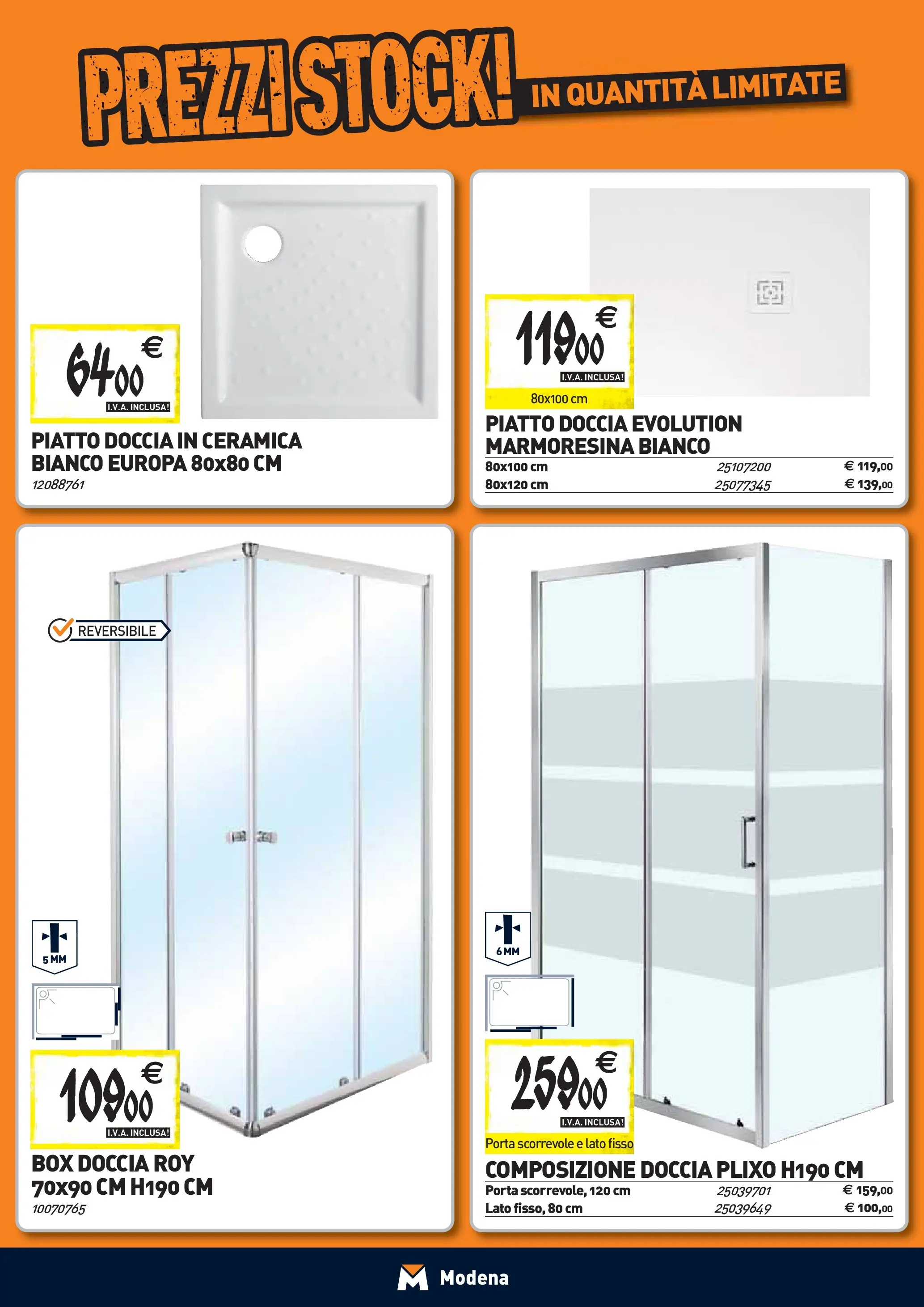 Nuovo TECNOMAT - Straordinari prezzi stock! dal 24/09/2025 > offerte anteprima 🛍️ | Pagina: 2 | Prodotti: Box doccia, Piatto, Doccia