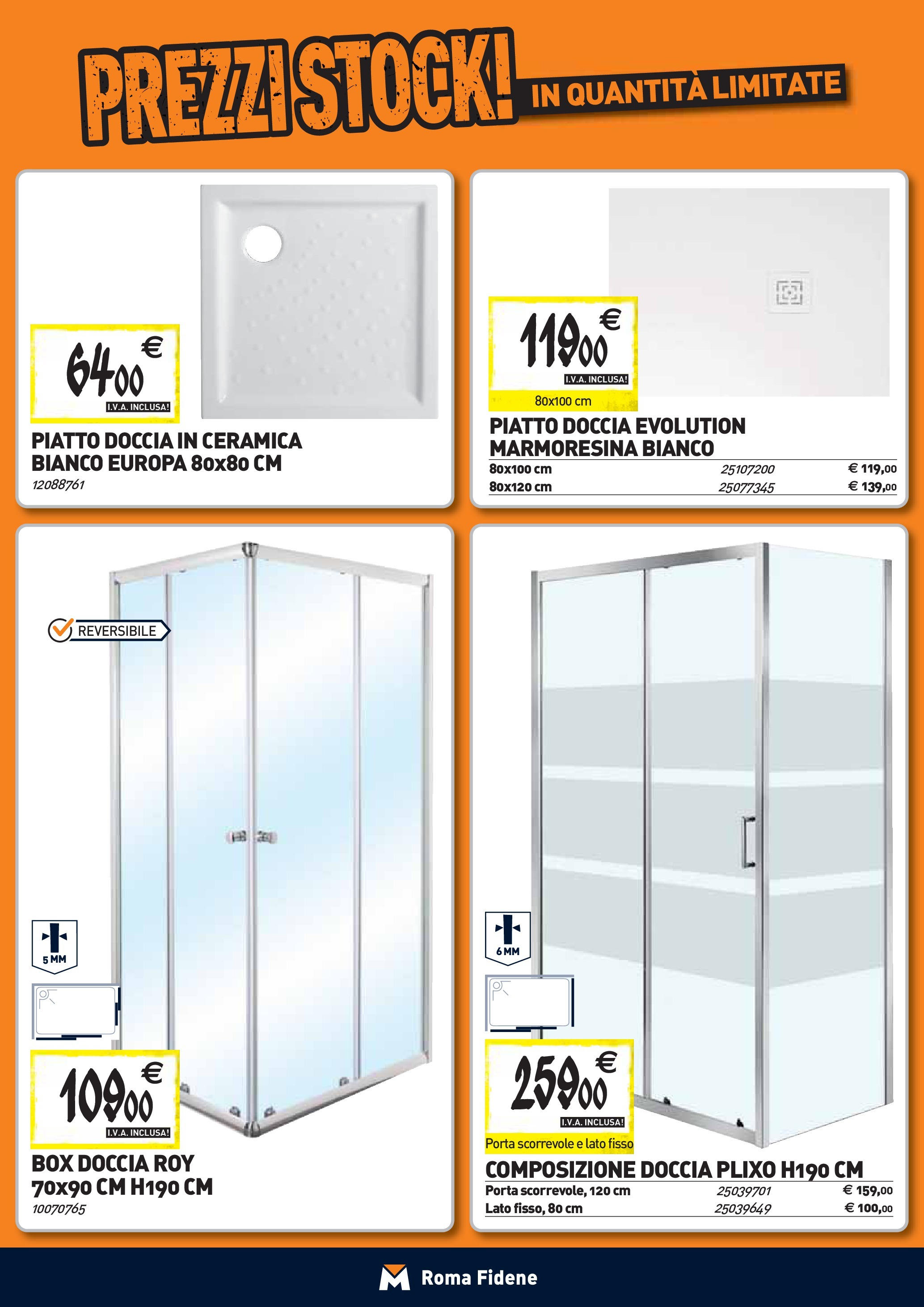 Nuovo TECNOMAT - Straordinari prezzi stock! dal 24/09/2025 > offerte anteprima 🛍️ | Pagina: 2 | Prodotti: Box doccia, Piatto, Doccia