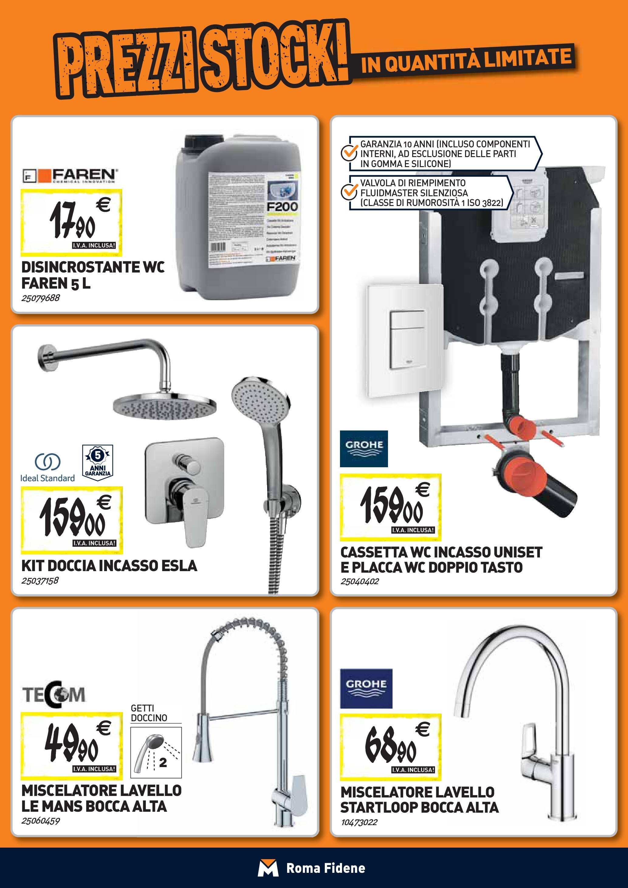 Nuovo TECNOMAT - Straordinari prezzi stock! dal 24/09/2025 > offerte anteprima 🛍️ | Pagina: 4 | Prodotti: Lavello, Miscelatore, WC, Doccia