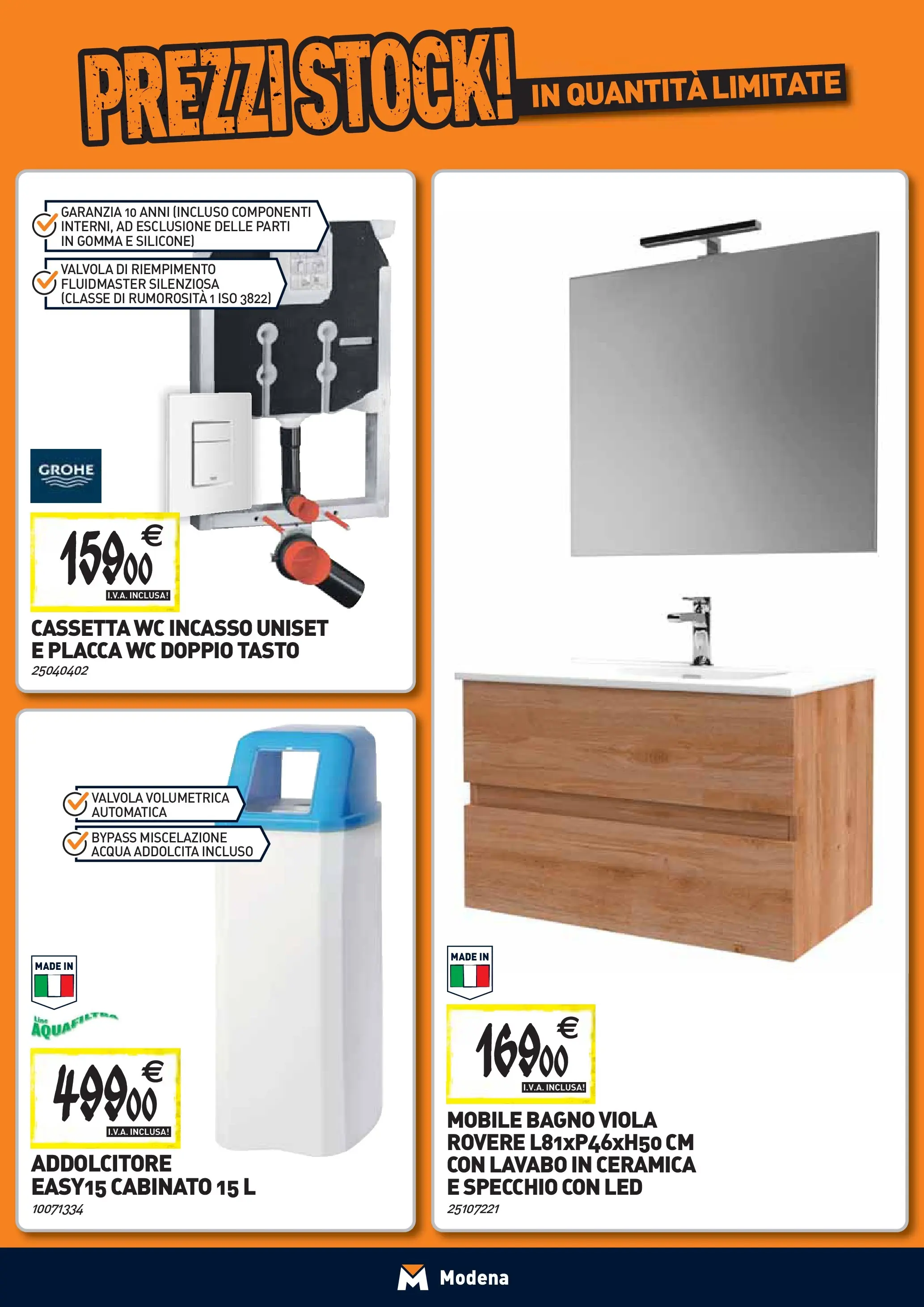 Nuovo TECNOMAT - Straordinari prezzi stock! dal 24/09/2025 > offerte anteprima 🛍️ | Pagina: 6 | Prodotti: Acqua, Silicone, Bagno, Specchio