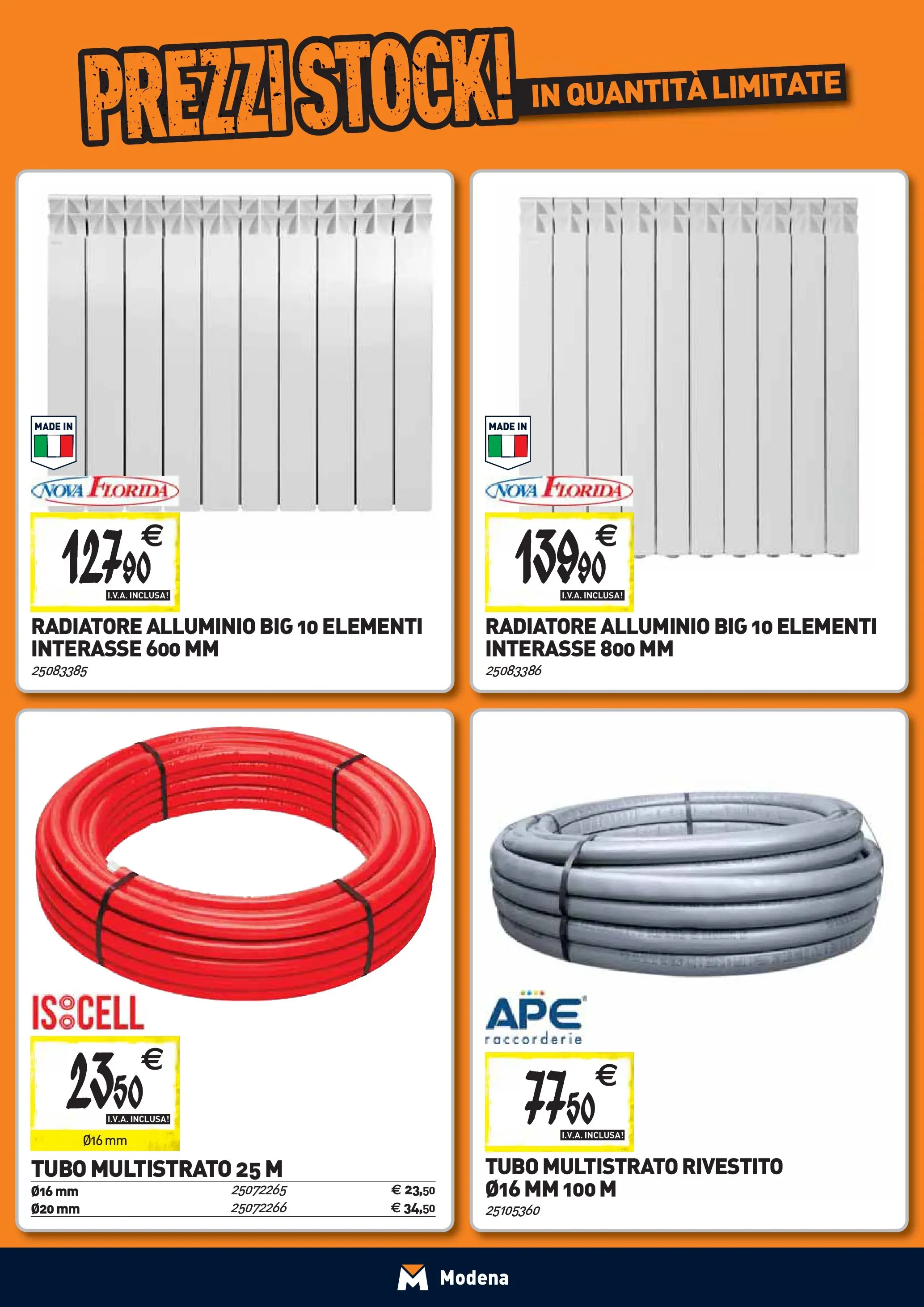 Nuovo TECNOMAT - Straordinari prezzi stock! dal 24/09/2025 > offerte anteprima 🛍️ | Pagina: 7 | Prodotti: Tubo, Alluminio