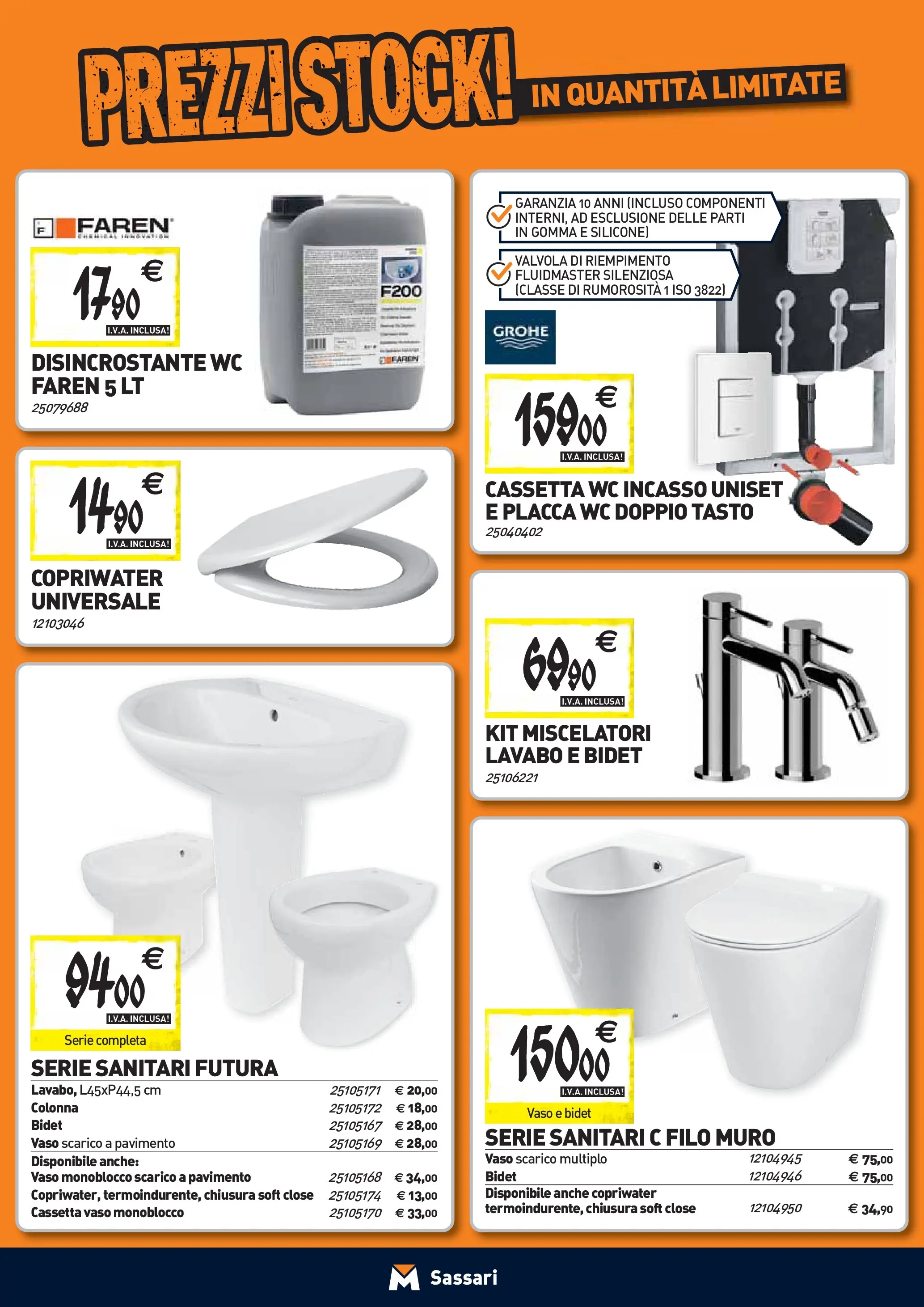 Nuovo TECNOMAT - Straordinari prezzi stock! dal 24/09/2025 > offerte anteprima 🛍️ | Pagina: 3 | Prodotti: Pavimento, Silicone, WC, Vaso