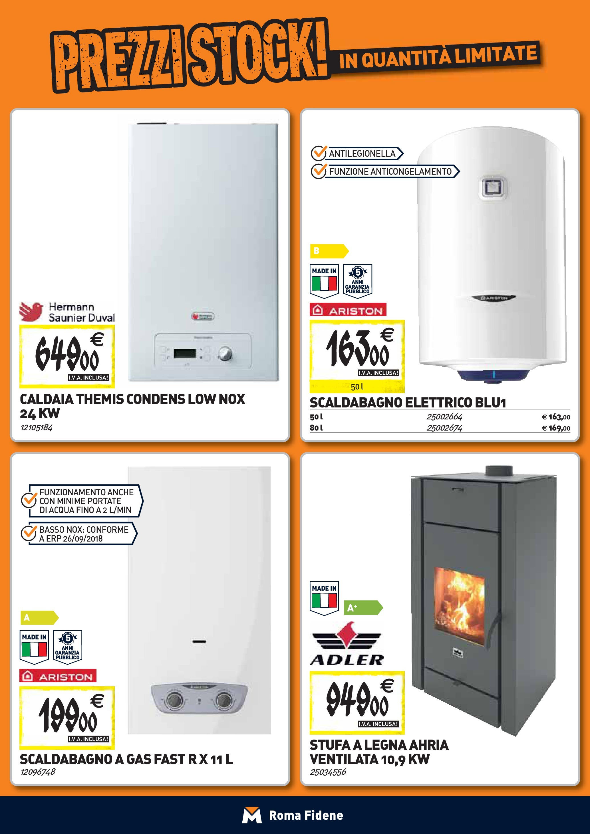 Nuovo TECNOMAT - Straordinari prezzi stock! dal 24/09/2025 > offerte anteprima 🛍️ | Pagina: 8 | Prodotti: Caldaia, Stufa a legna, Acqua, Stufa