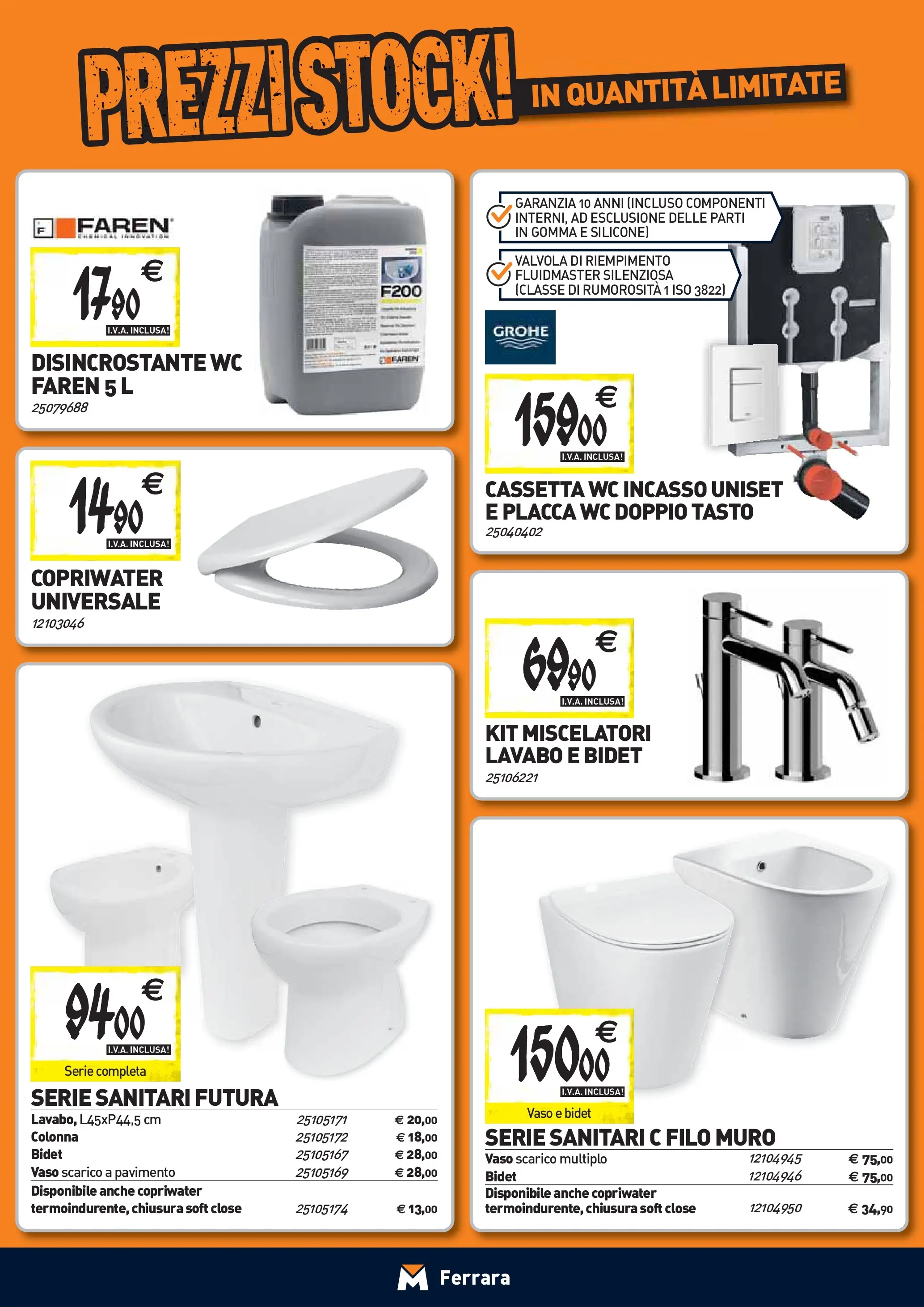 Nuovo TECNOMAT - Straordinari prezzi stock! dal 24/09/2025 > offerte anteprima 🛍️ | Pagina: 3 | Prodotti: Pavimento, Silicone, WC, Vaso