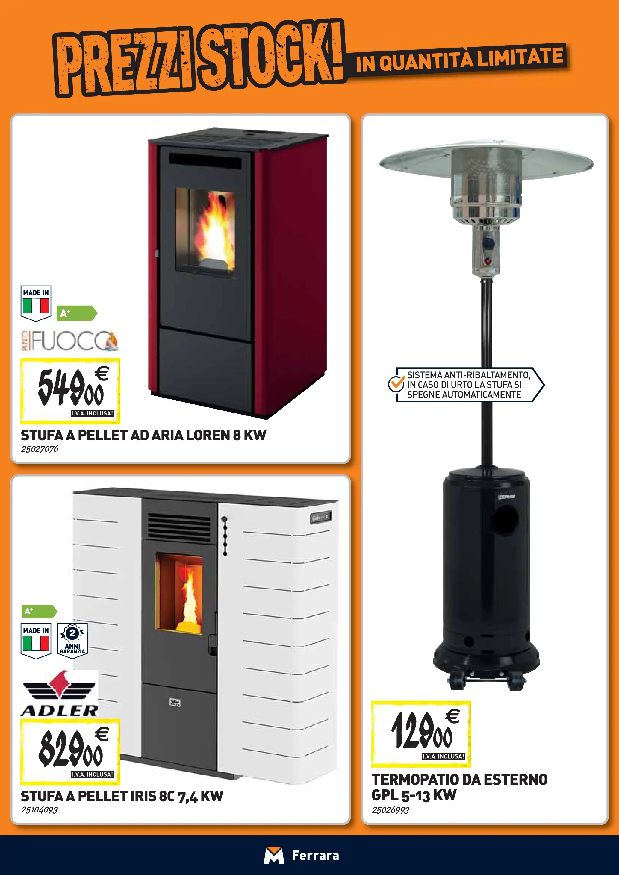 Nuovo TECNOMAT - Straordinari prezzi stock! dal 24/09/2025 > offerte anteprima 🛍️ | Pagina: 10 | Prodotti: Pellet, Stufa a pellet, Stufa