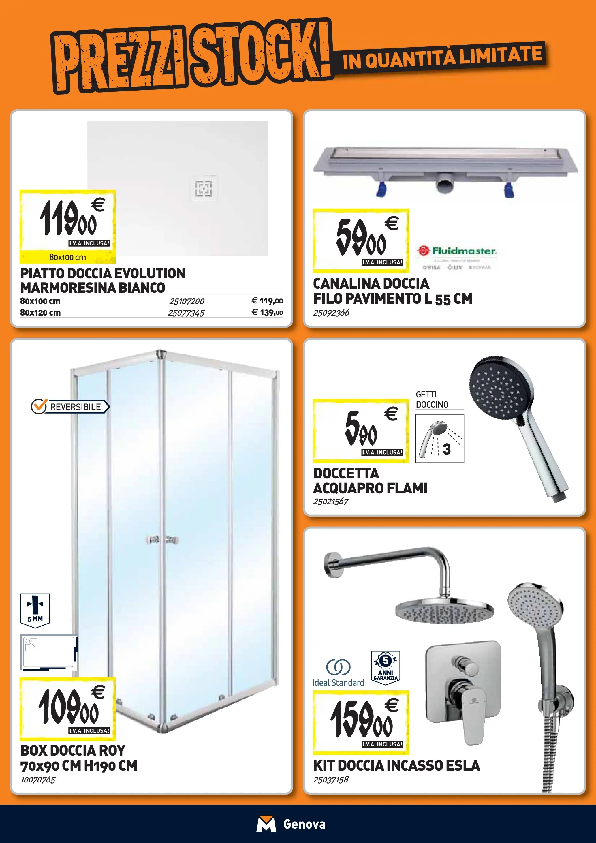 Nuovo TECNOMAT - Straordinari prezzi stock! dal 24/09/2025 > offerte anteprima 🛍️ | Pagina: 2 | Prodotti: Pavimento, Box doccia, Piatto, Doccia