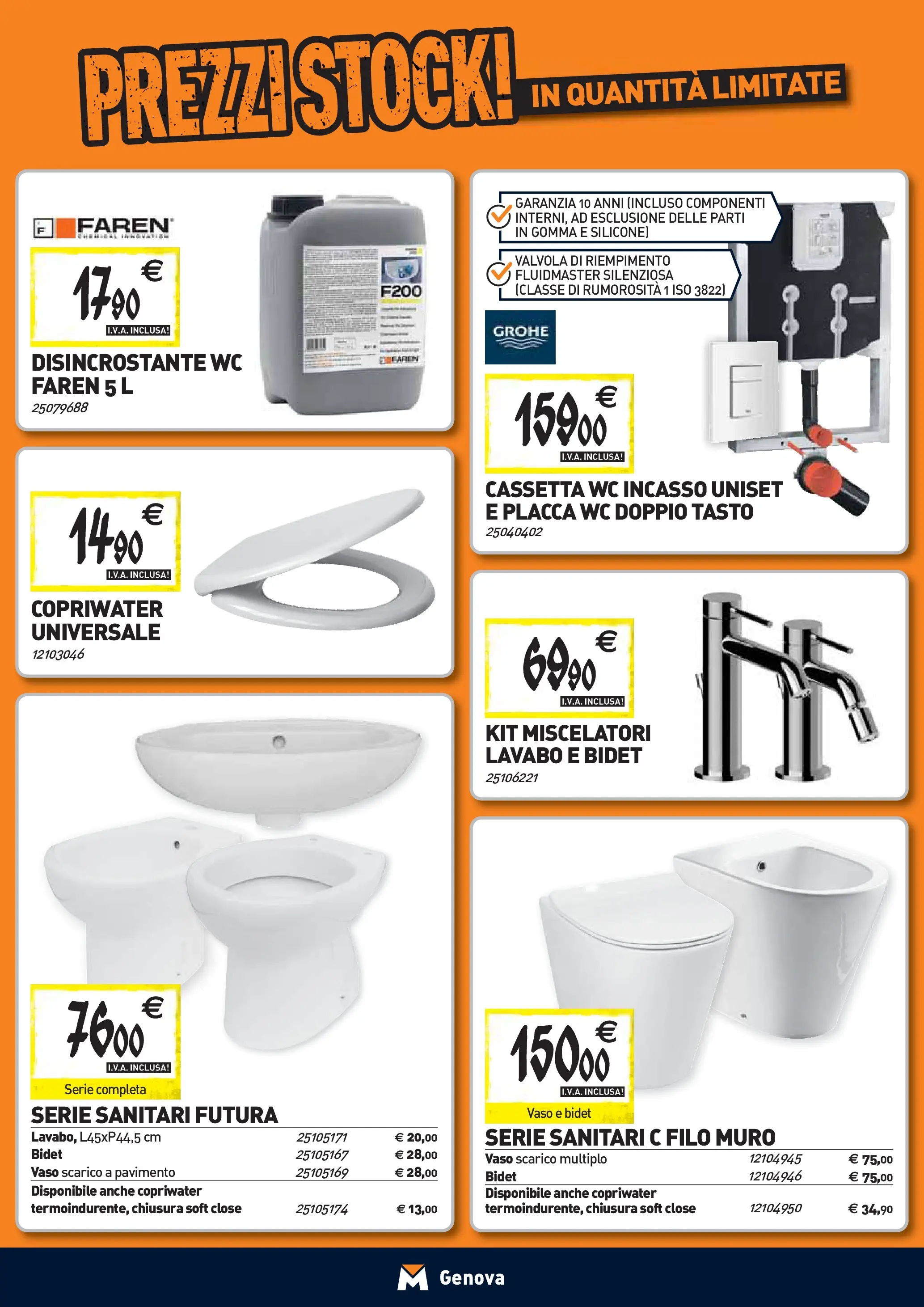 Nuovo TECNOMAT - Straordinari prezzi stock! dal 24/09/2025 > offerte anteprima 🛍️ | Pagina: 3 | Prodotti: Pavimento, Silicone, WC, Vaso