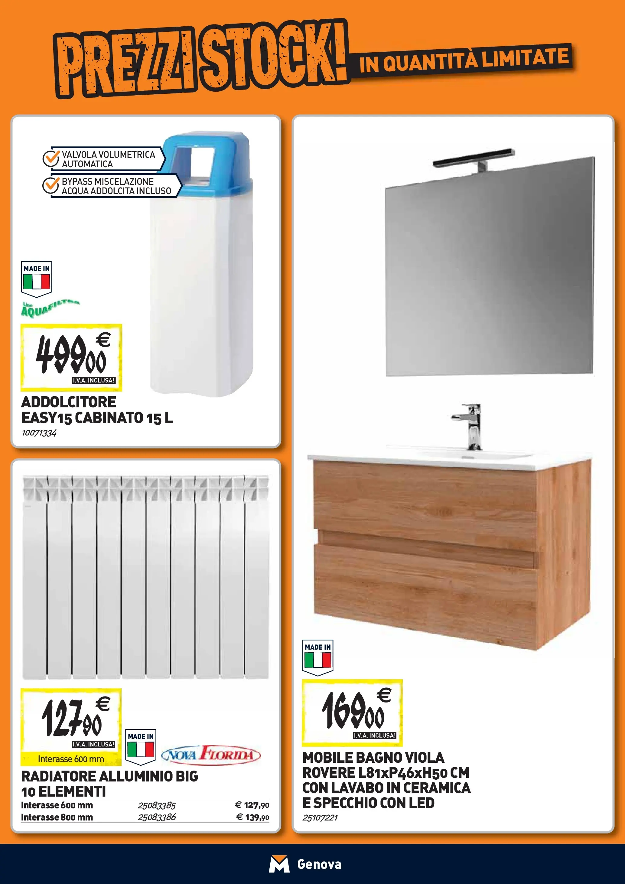 Nuovo TECNOMAT - Straordinari prezzi stock! dal 24/09/2025 > offerte anteprima 🛍️ | Pagina: 5 | Prodotti: Mobile, Alluminio, Bagno, Specchio