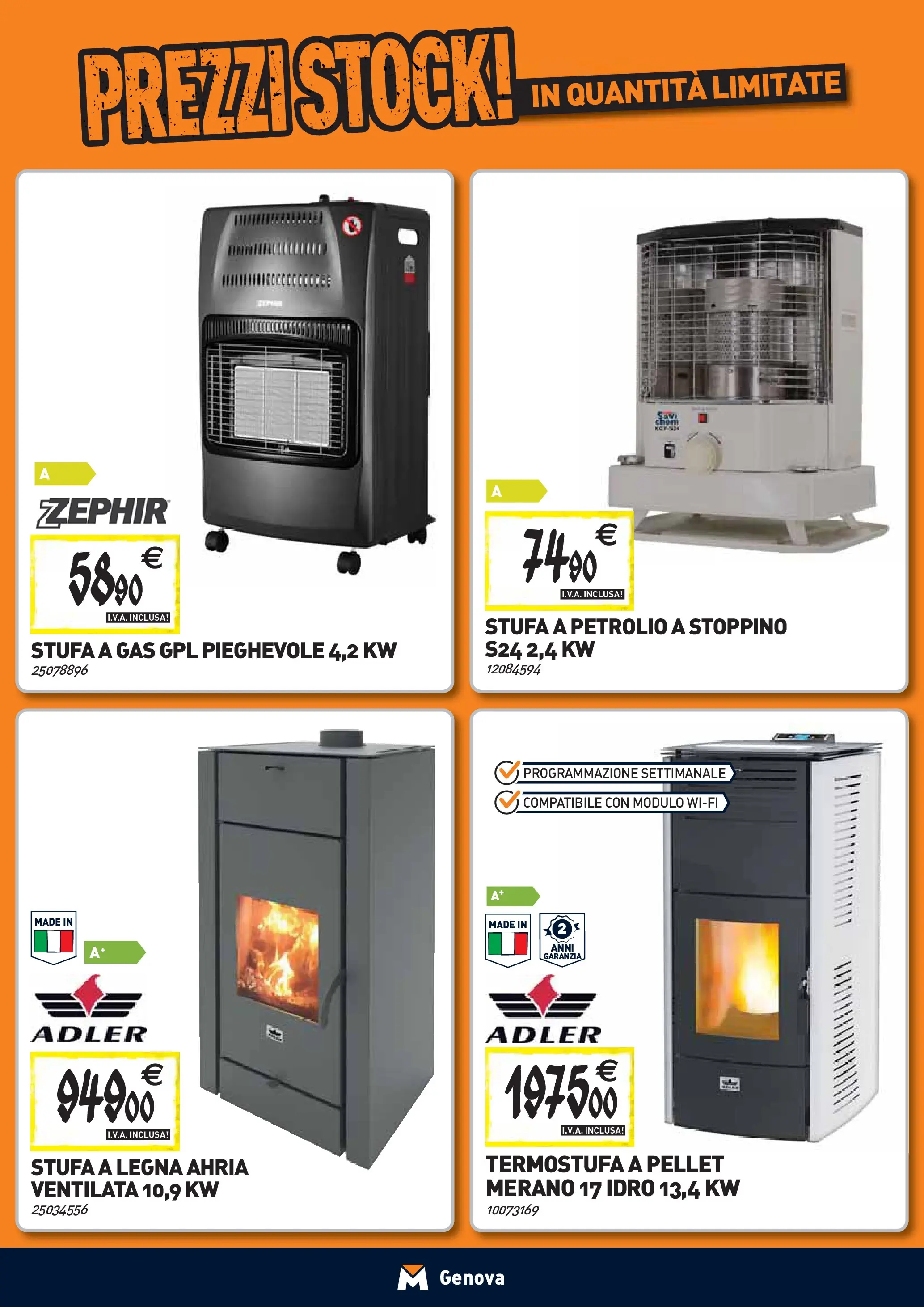 Nuovo TECNOMAT - Straordinari prezzi stock! dal 24/09/2025 > offerte anteprima 🛍️ | Pagina: 8 | Prodotti: Pellet, Stufa a legna, Stufa, Stufa a gas