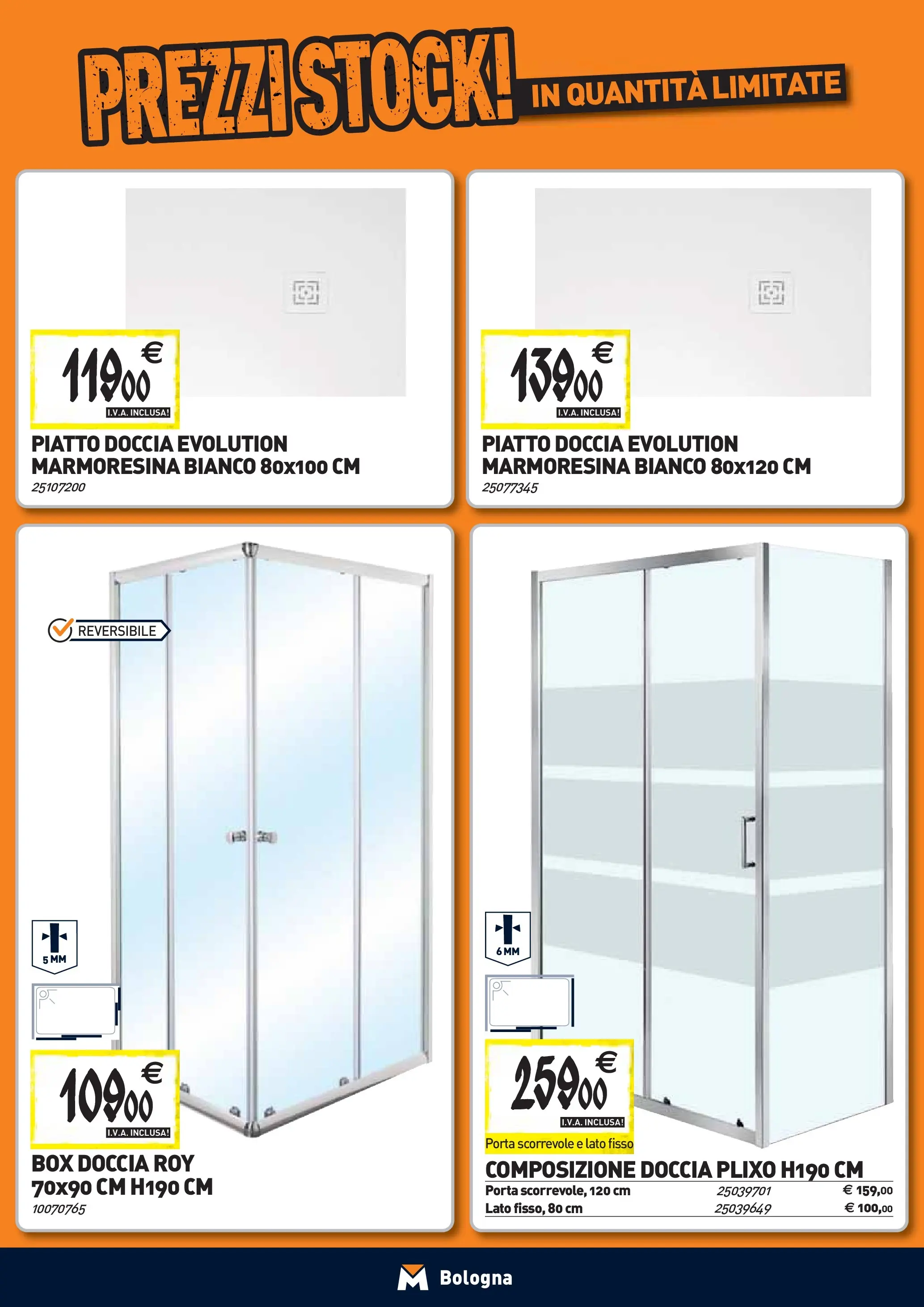 Nuovo TECNOMAT - Straordinari prezzi stock! dal 24/09/2025 > offerte anteprima 🛍️ | Pagina: 2 | Prodotti: Box doccia, Piatto, Doccia
