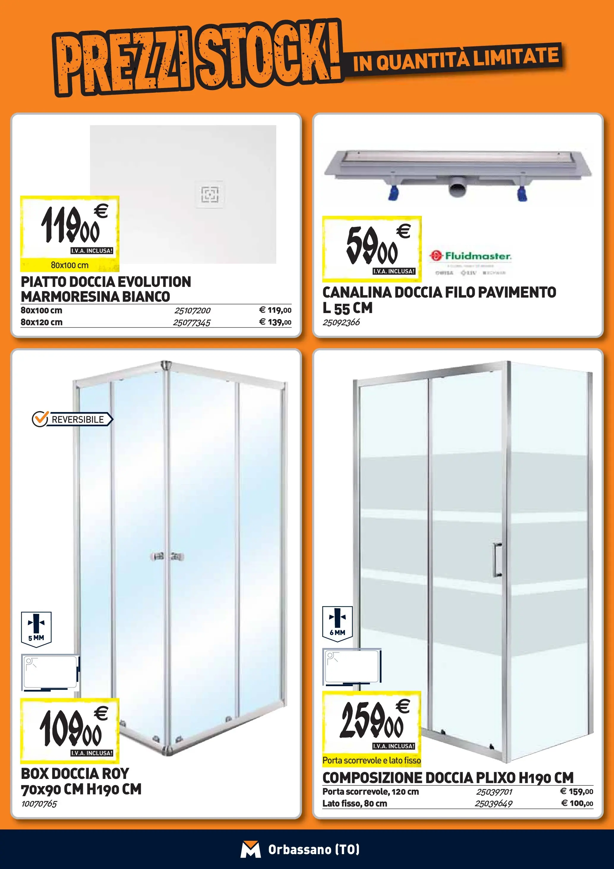 Nuovo TECNOMAT - Straordinari prezzi stock! dal 24/09/2025 > offerte anteprima 🛍️ | Pagina: 2 | Prodotti: Pavimento, Box doccia, Piatto, Doccia