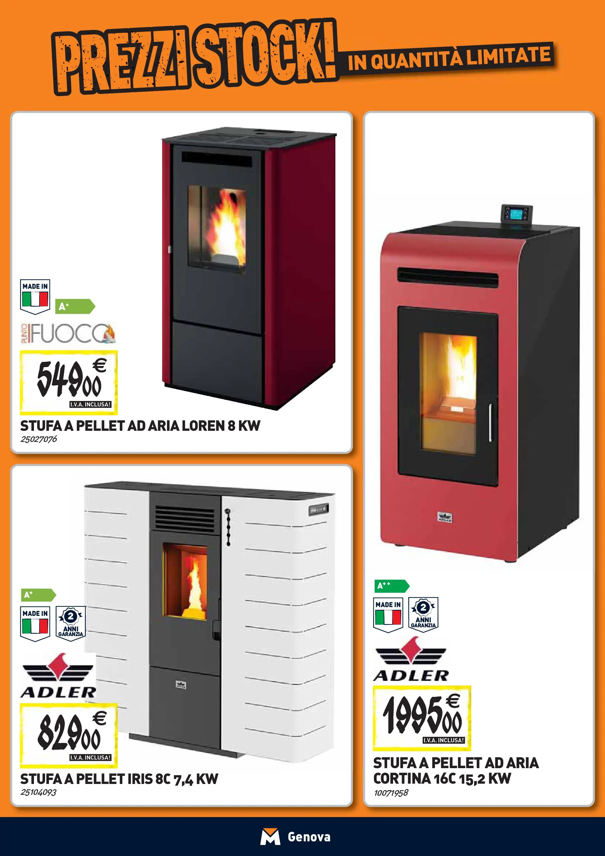 Nuovo TECNOMAT - Straordinari prezzi stock! dal 24/09/2025 > offerte anteprima 🛍️ | Pagina: 9 | Prodotti: Pellet, Stufa a pellet, Stufa