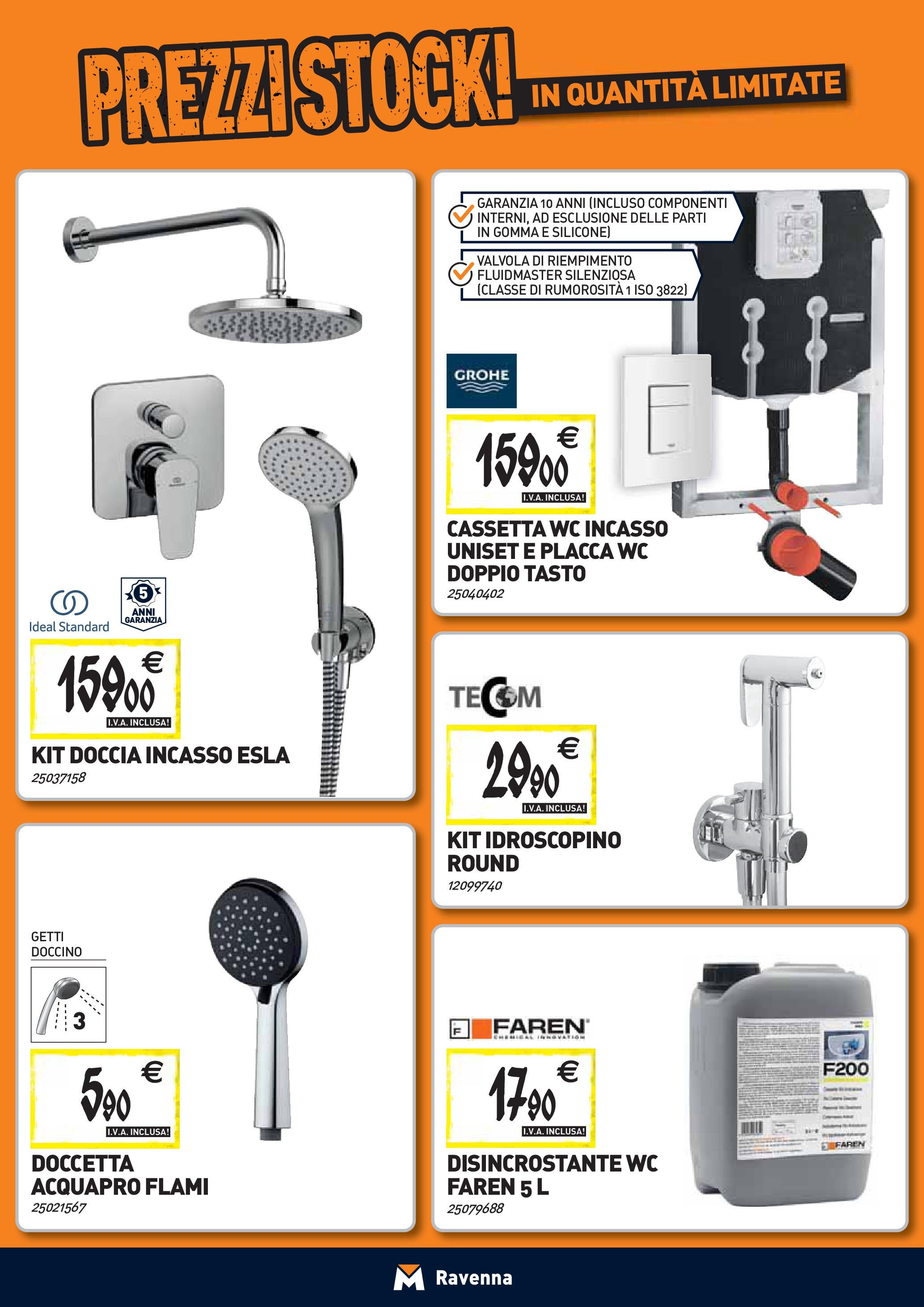 Nuovo TECNOMAT - Straordinari prezzi stock! dal 24/09/2025 > offerte anteprima 🛍️ | Pagina: 4 | Prodotti: Silicone, WC, Doccia