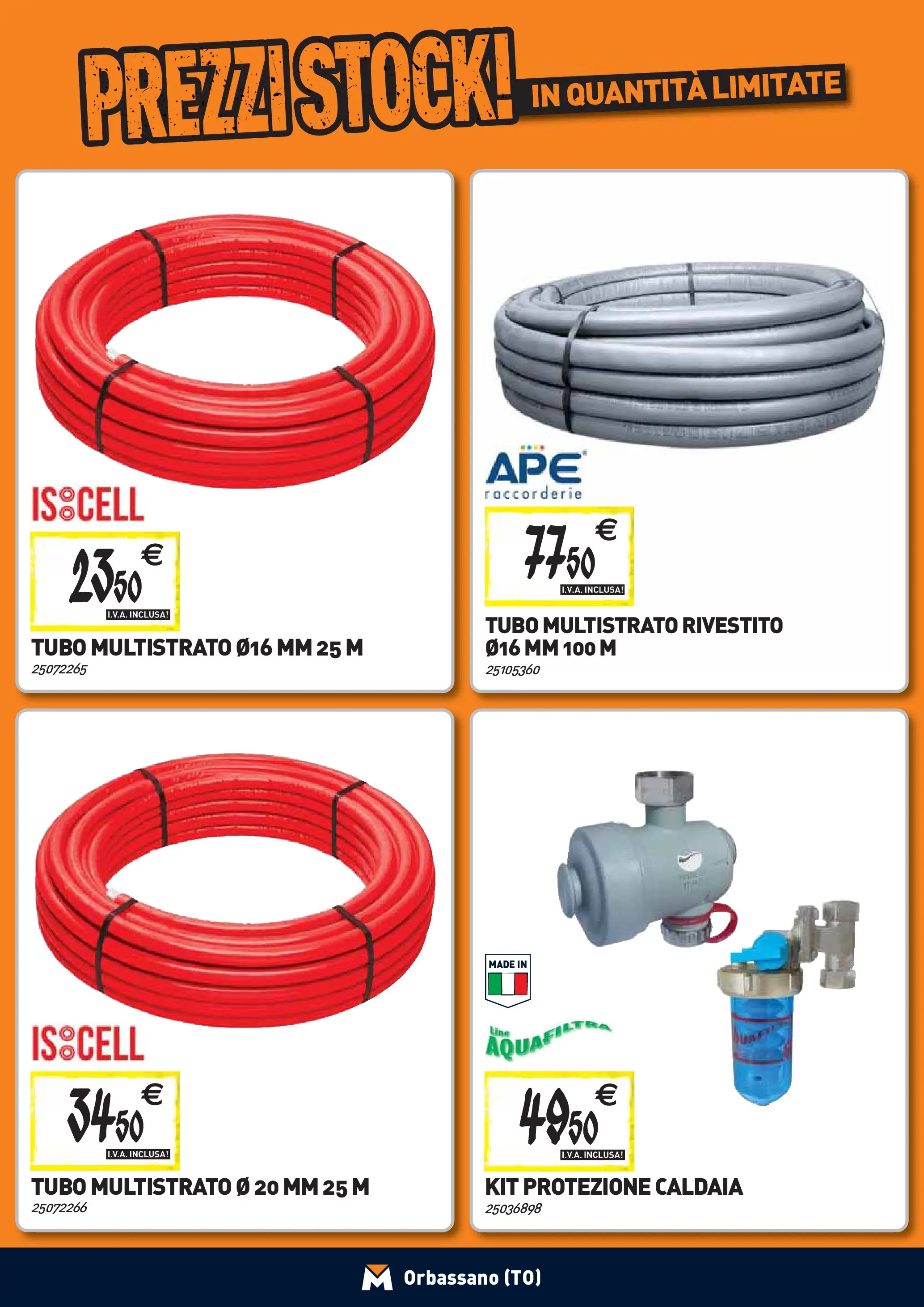 Nuovo TECNOMAT - Straordinari prezzi stock! dal 24/09/2025 > offerte anteprima 🛍️ | Pagina: 8 | Prodotti: Caldaia, Tubo